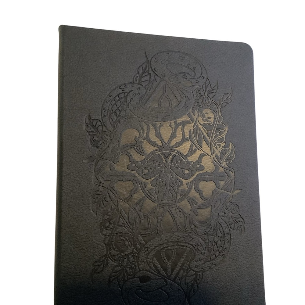 Black Weekly Agenda Task Journal Undated Illumicrate